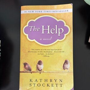 The Help by Kathryn Stockett - Yellow & Purple Paperback Novel